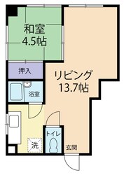 パールハイツ城栄の物件間取画像